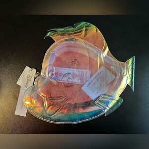Stoney Clover Lane SCL x Disney Little Mermaid Flounder Iridescent Pouch NWT